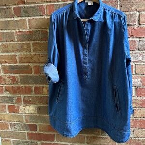 EUC Workshop Republic - Chambray Tunic - 3X - Pockets!